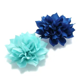 Medium Petal Blossom Hair Flower Clip Pair