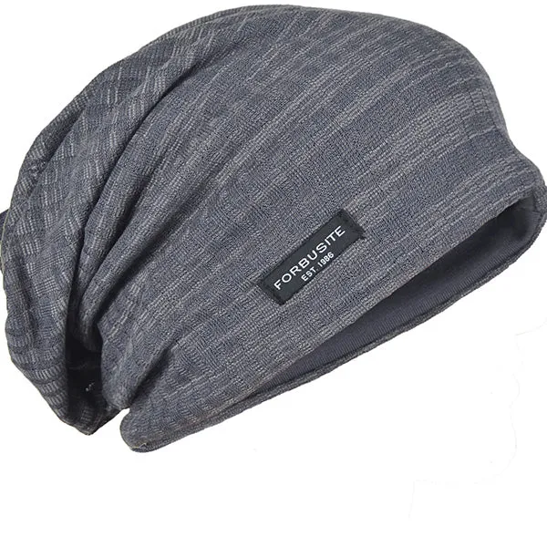 Men Slouch Hollow Beanie Thin Summer Cap  B018H