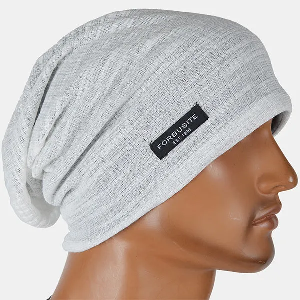 Men Slouch Hollow Beanie Thin Summer Cap  B018H