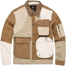 Men's Amarillo Herringbone Trucker Jacket, Desert