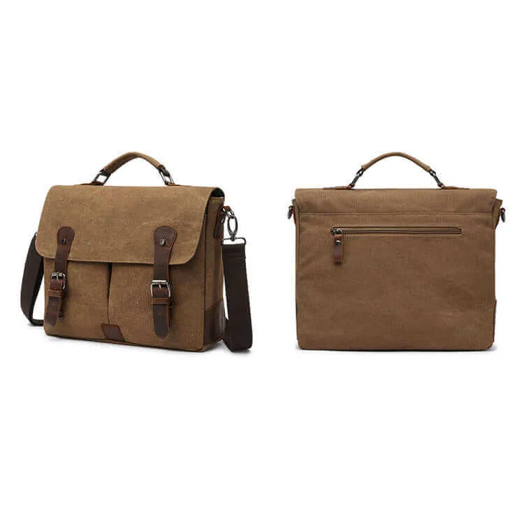 Men's Canvas Laptop Messenger Bag - Fits 13" Laptop