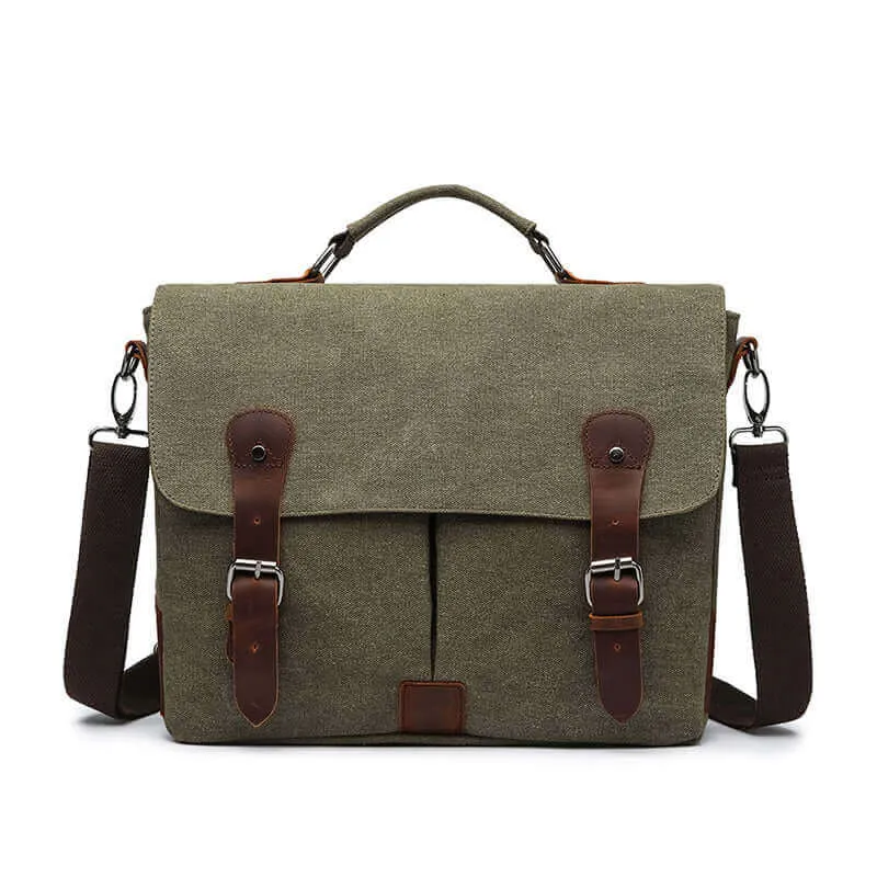 Men's Canvas Laptop Messenger Bag - Fits 13" Laptop