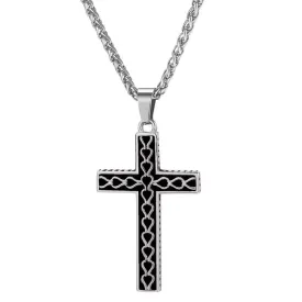 Men's Christian Necklace <br> Ancient Cross