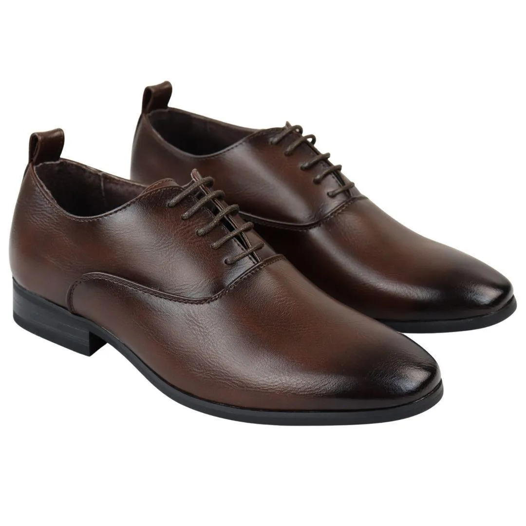 Men's Derby Shoes Oxford Dress Lace Up Shoe