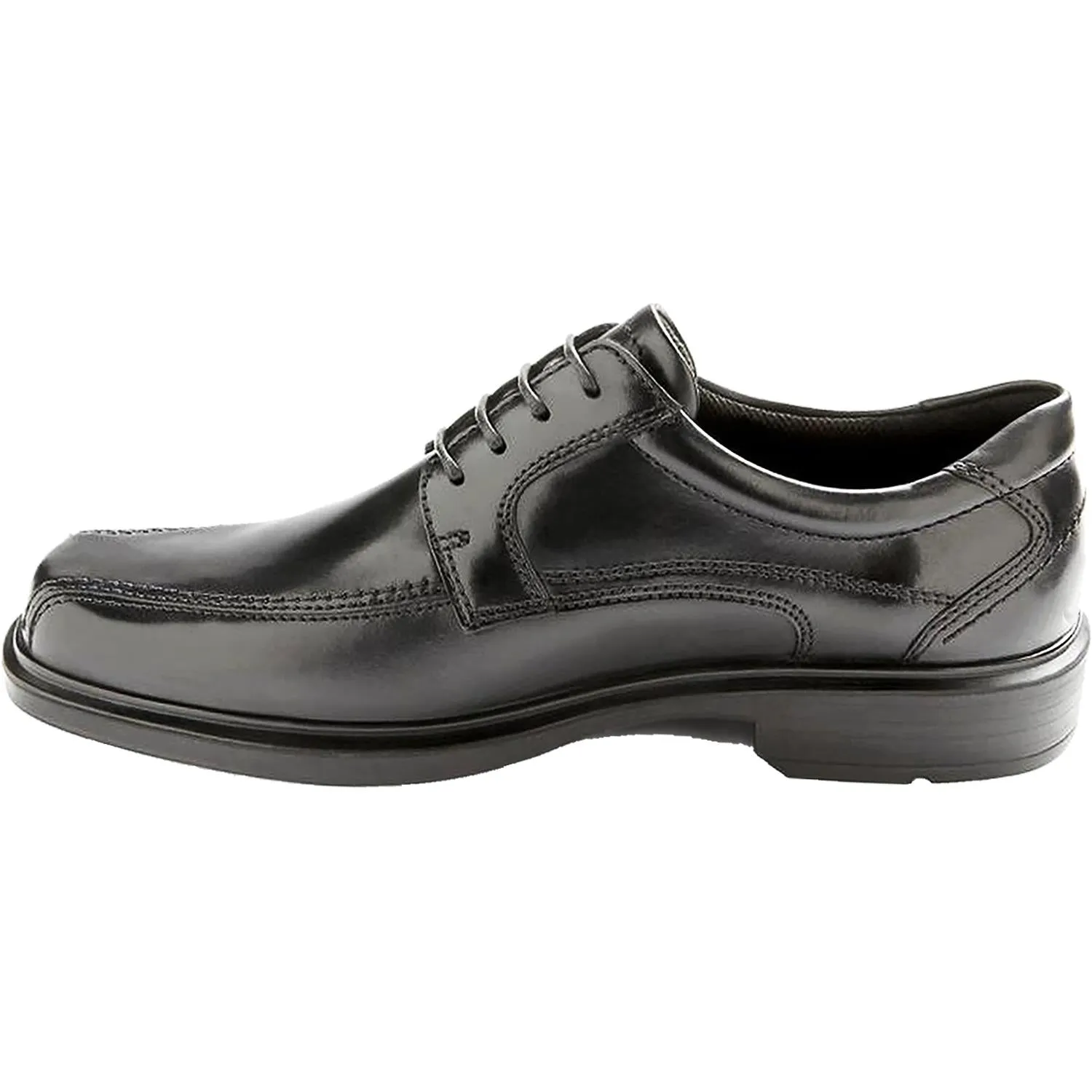 Men's Ecco Helsinki Bicycle Toe Black Leather