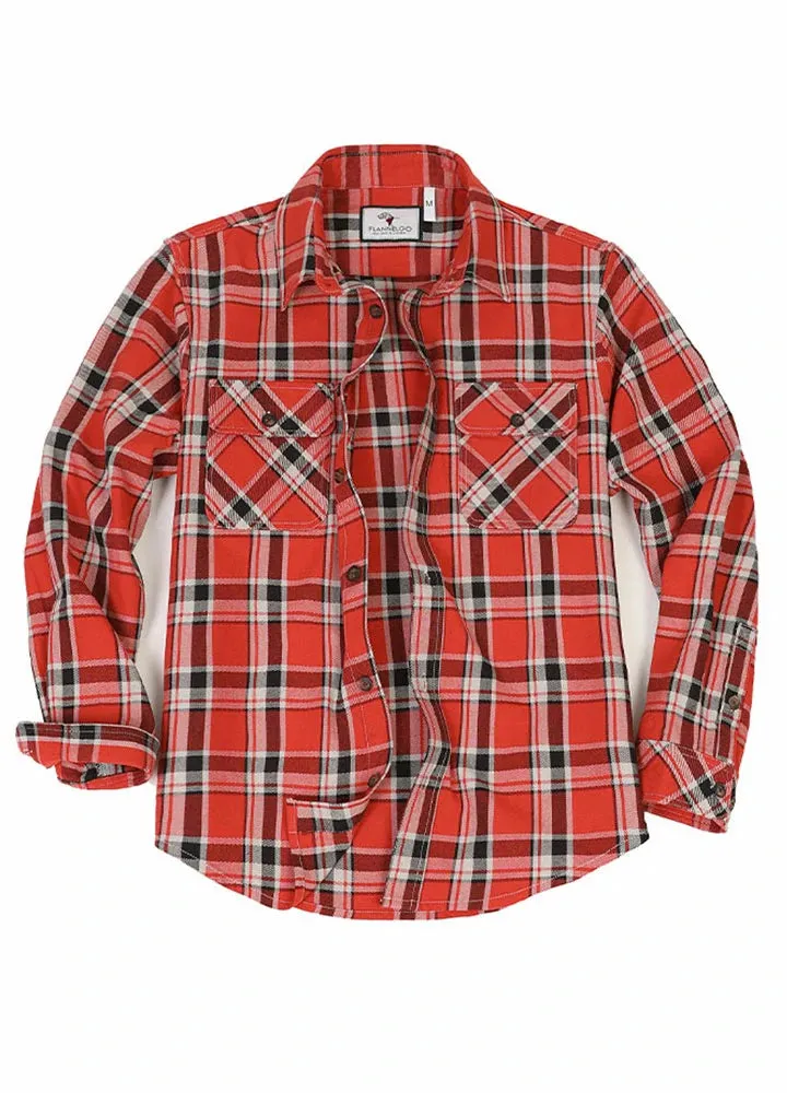 Men's Free Swingin' Workwear Flannel Shirt,100% Cotton