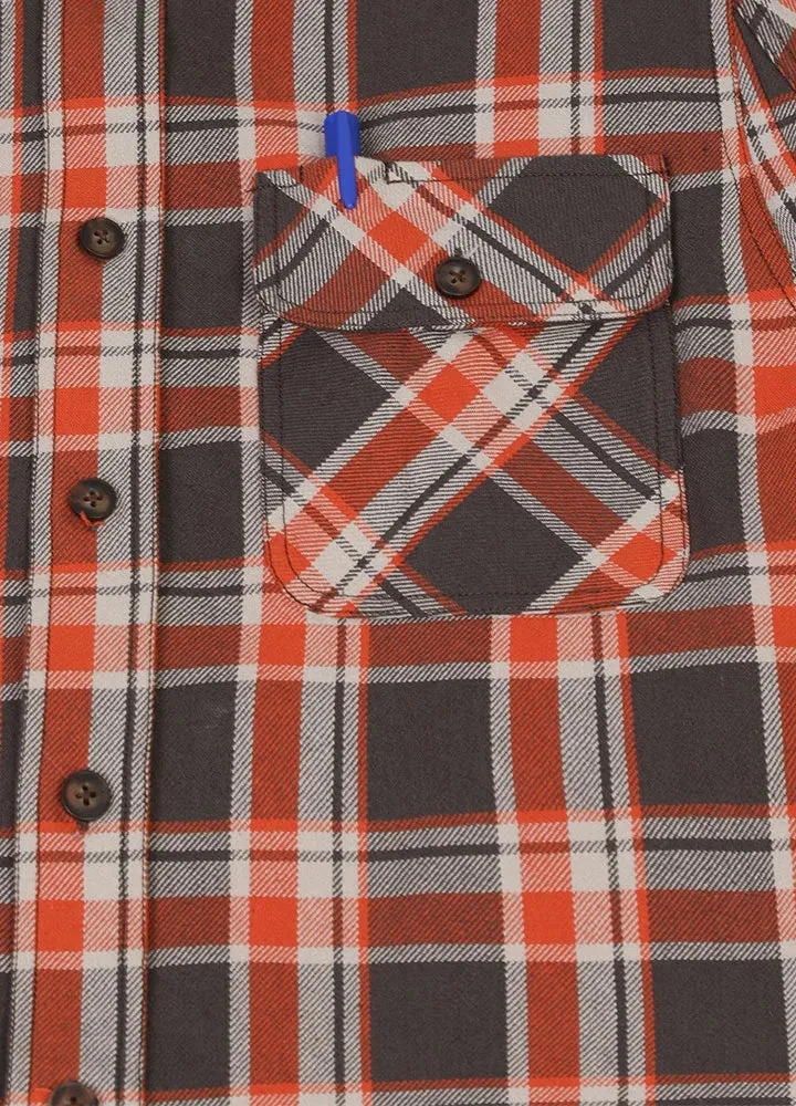 Men's Free Swingin' Workwear Flannel Shirt,100% Cotton