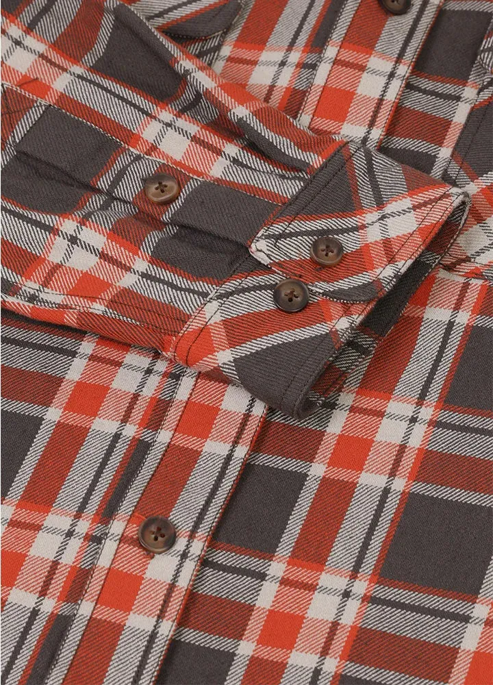 Men's Free Swingin' Workwear Flannel Shirt,100% Cotton