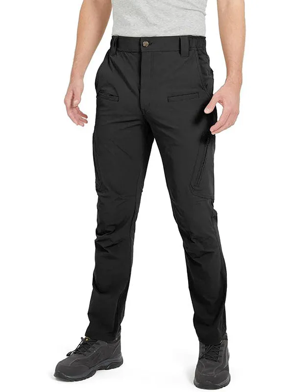 Men's Hiking Pants Lightweight Quick Dry Waterproof Breathable Tactical Cargo Pants for Outdoor Fishing Travel