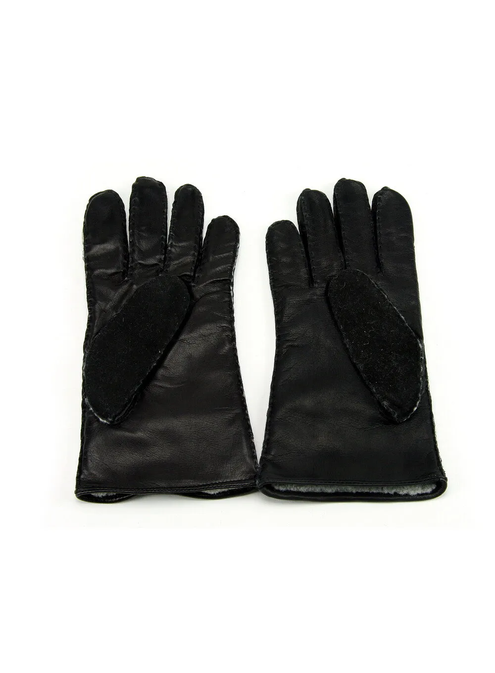 Men's Leather Palm Lambskin Back Gloves