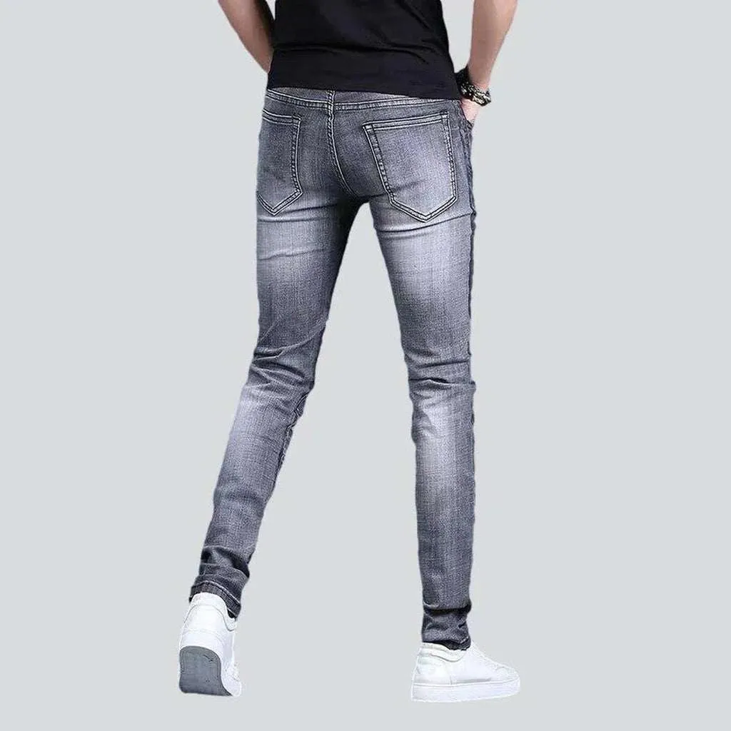 Men's painted jeans