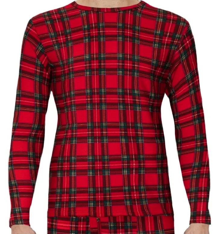 Men's Plaid Series Thermal Top