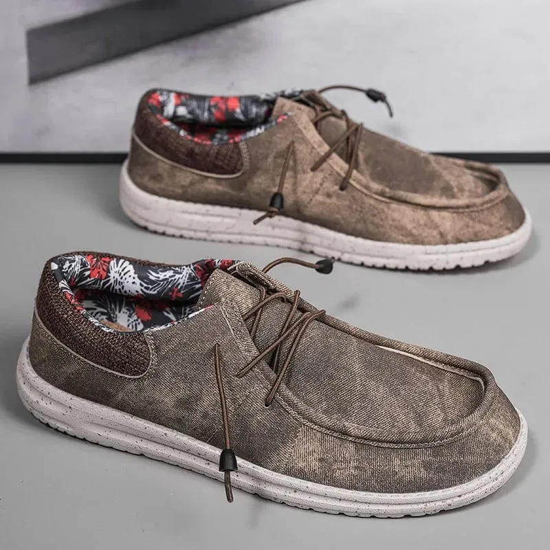 Men's Plus Size Summer Casual Canvas Shoes | Trendy Luxury Dude Shoes