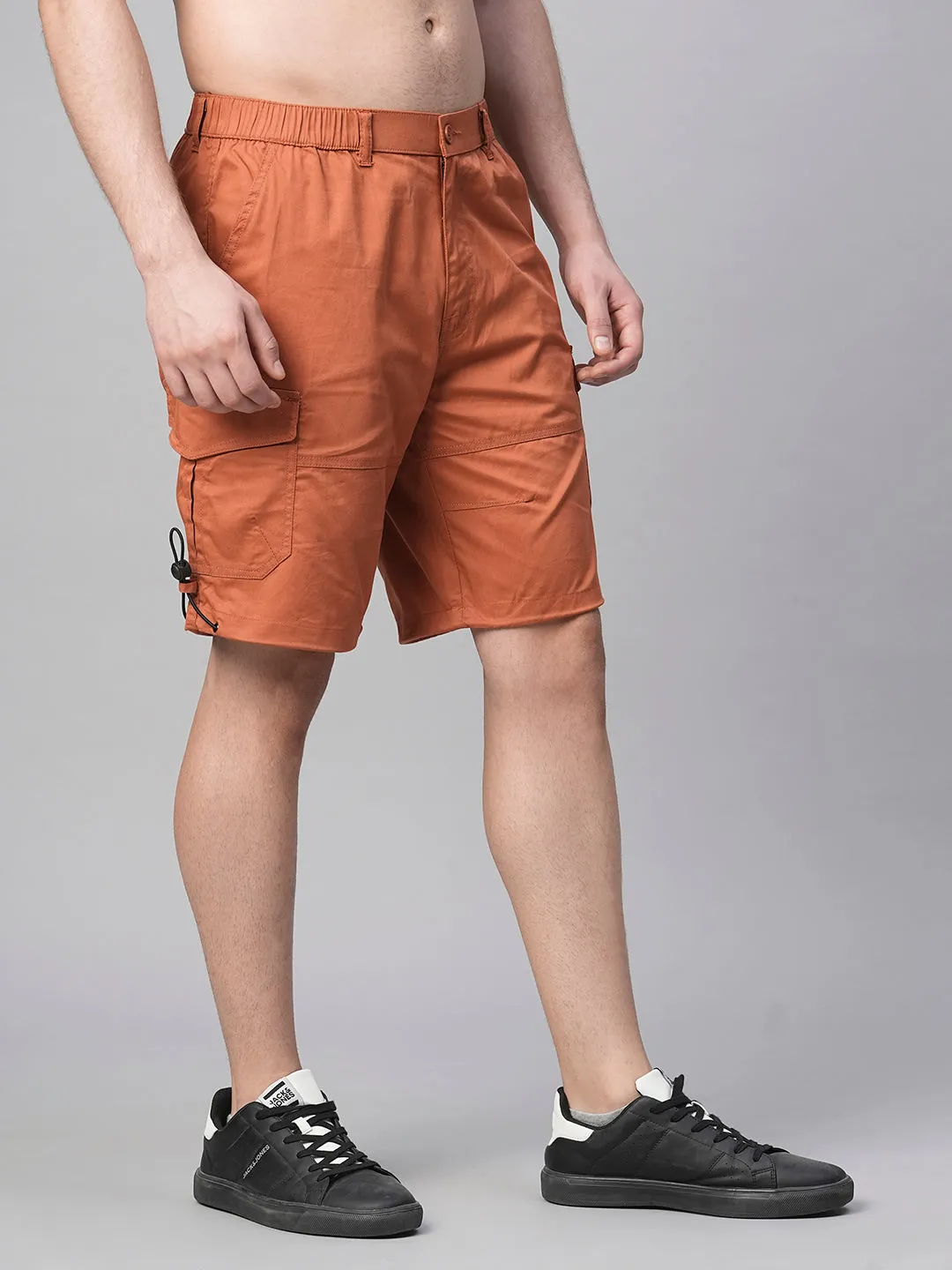 Mens Woven Shorts - Rustic Orange