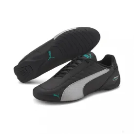 Mercedes Kids Shoes, Puma Future Kart Cat, Black, 2020