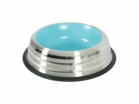 Merenda Stainless Non-Slip Dog Bowl - Blue 1L