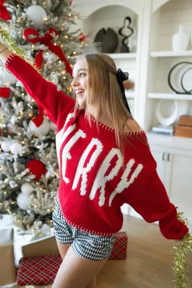 Merry Cropped Sweater