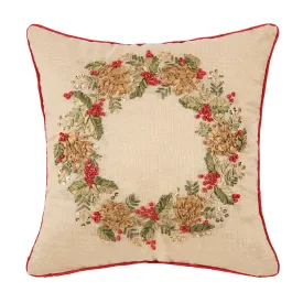 Merry Wreath Pillow