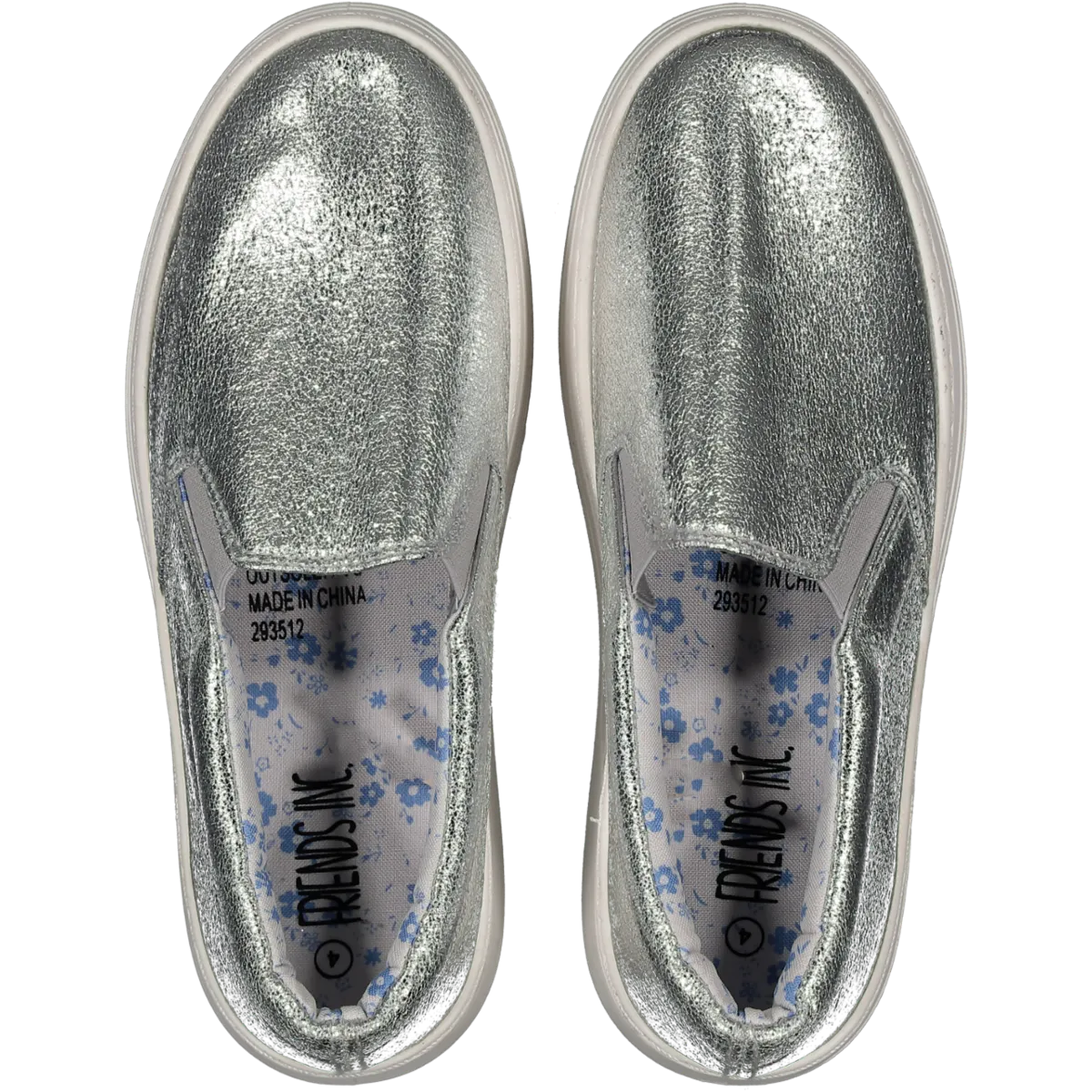 Metallic Slip-On Sneakers