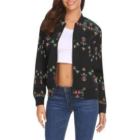 Metis Corn Mother Bomber Jacket for Women