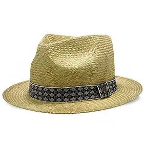 Midnight Luxe - Walrus Hats Natural Sisal Straw Fedora Childs Hat