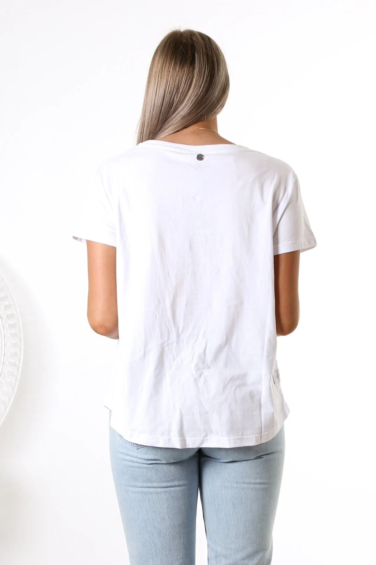 Mika Relaxed Tee White