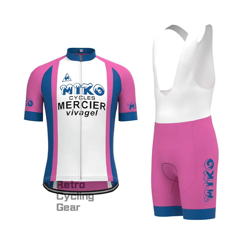 MIKO Purple Retro Long Sleeve Cycling Kit