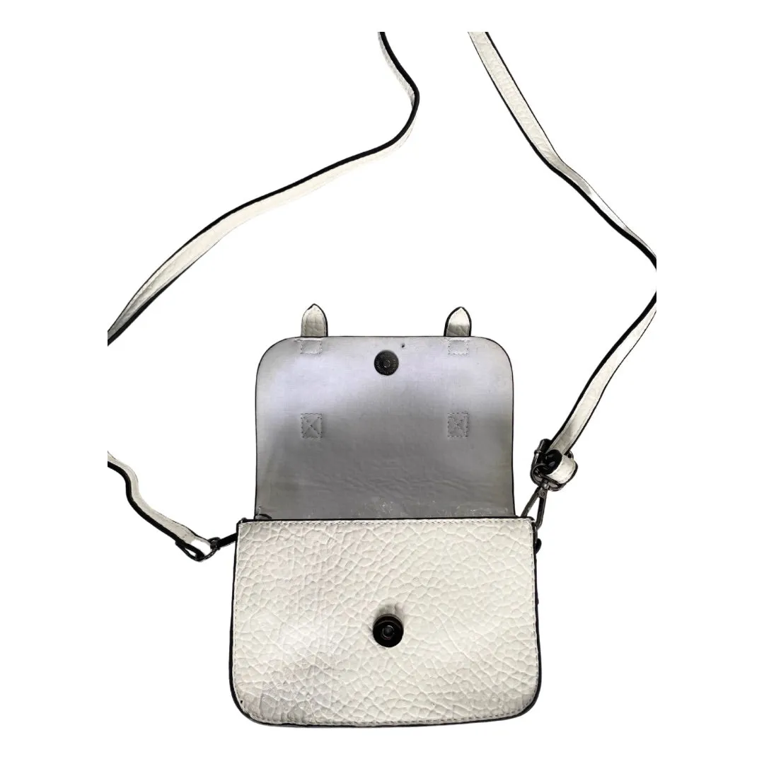 Mini Satchel Crossbody Belt Bag White