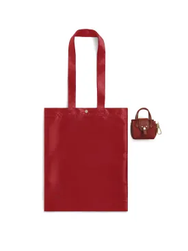 Mini Windsor Shopping Tote - Red