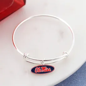 Mississippi Enamel Logo Wire Bracelet