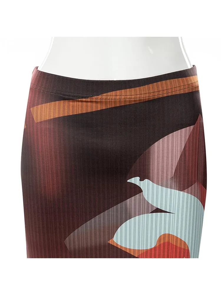 Mocha Art Skirt