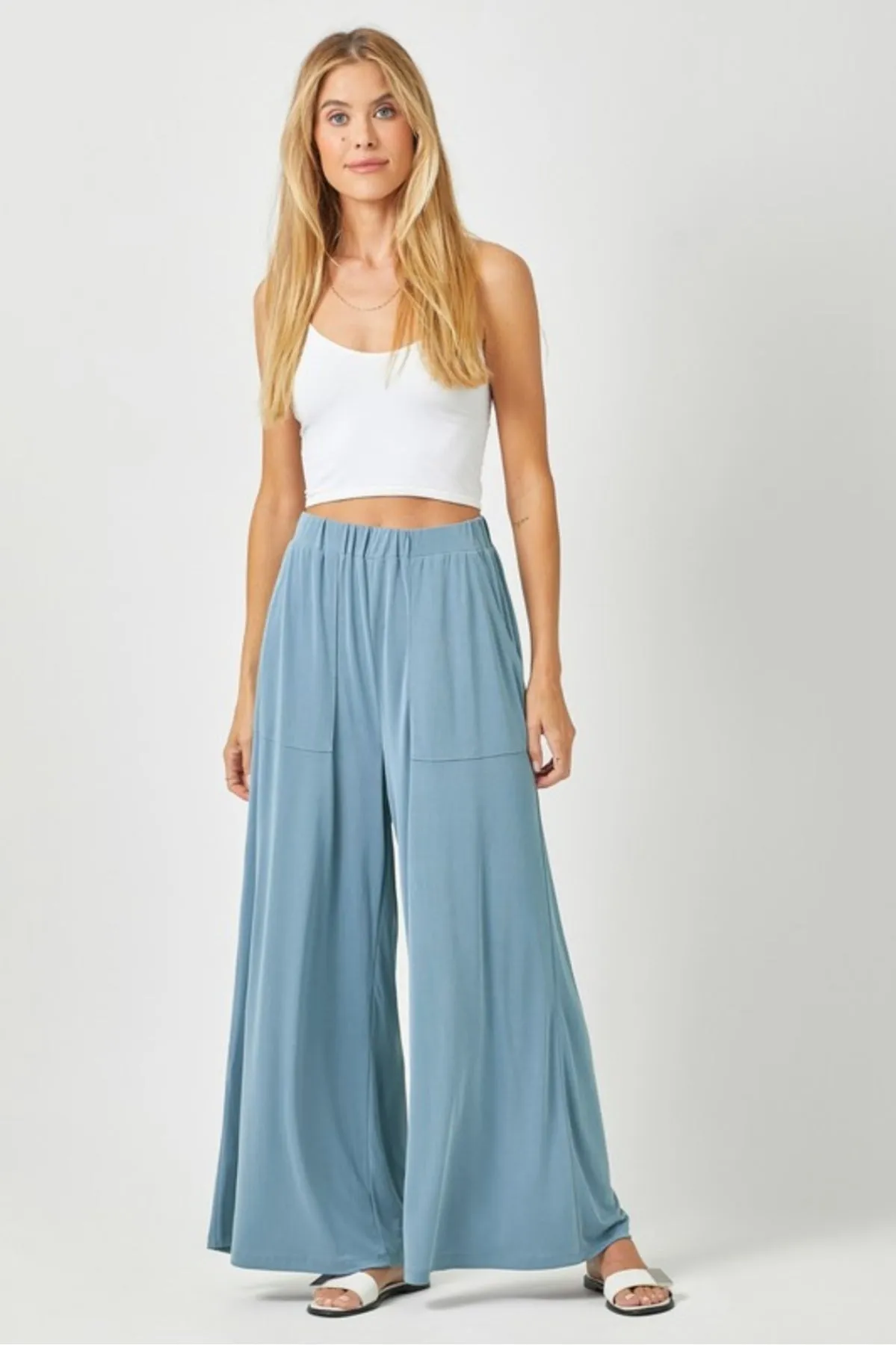 Modal Wide Leg Pants