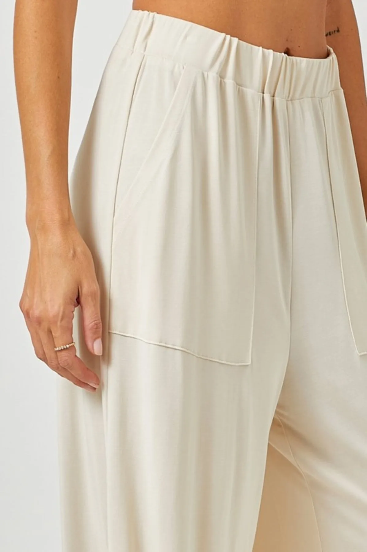 Modal Wide Leg Pants