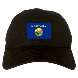 Montana State Flag MT Chest Mens Dad Hat