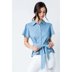 Montauk Front Tie Shirt