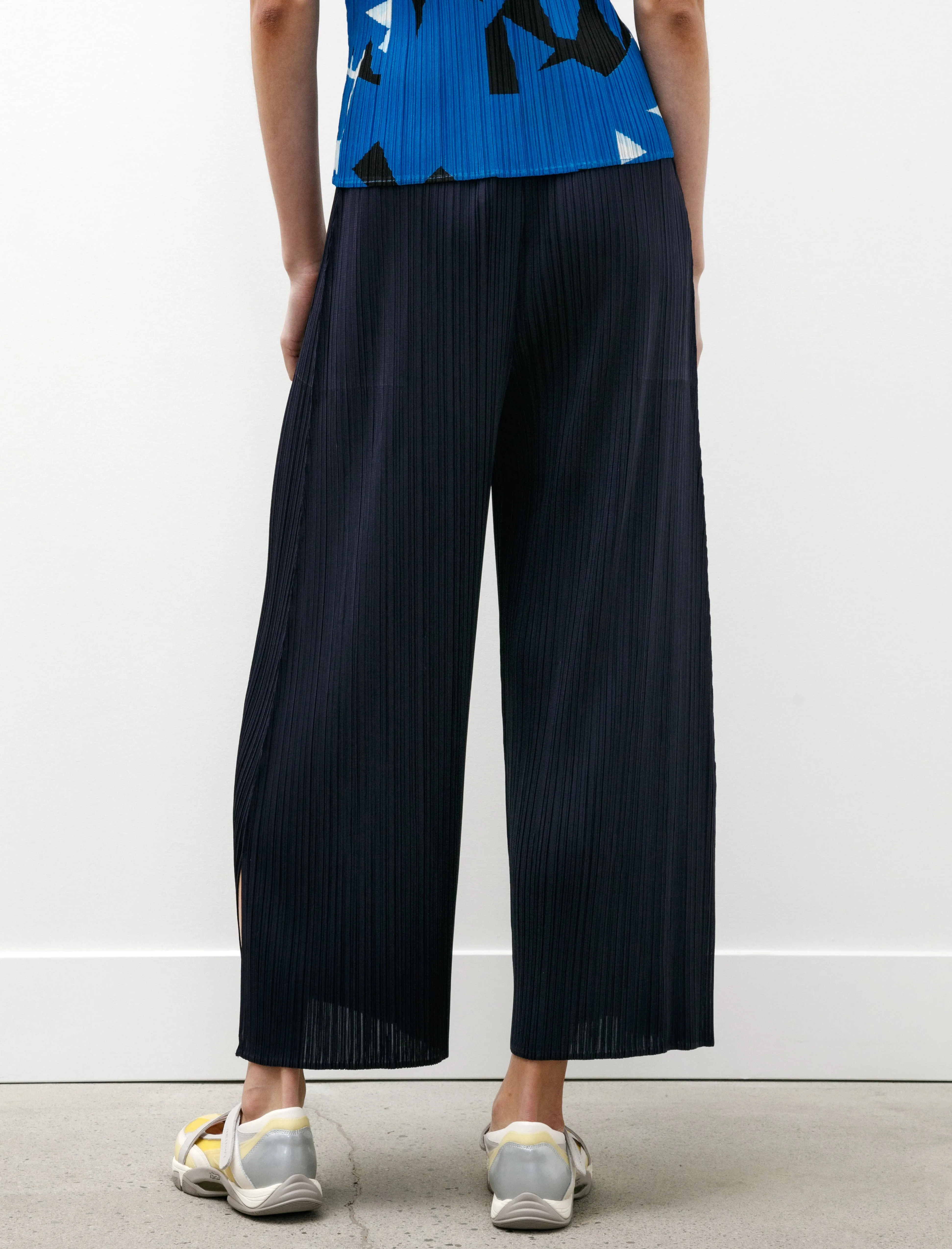 Monthly Colors Wide Leg Pants Dark Navy