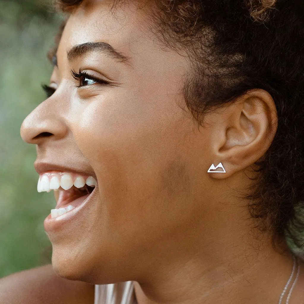 Mountain Stud Earrings