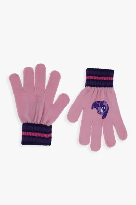 My Little Pony Youth Girls Knit Winter Gloves | Kids 4-6X