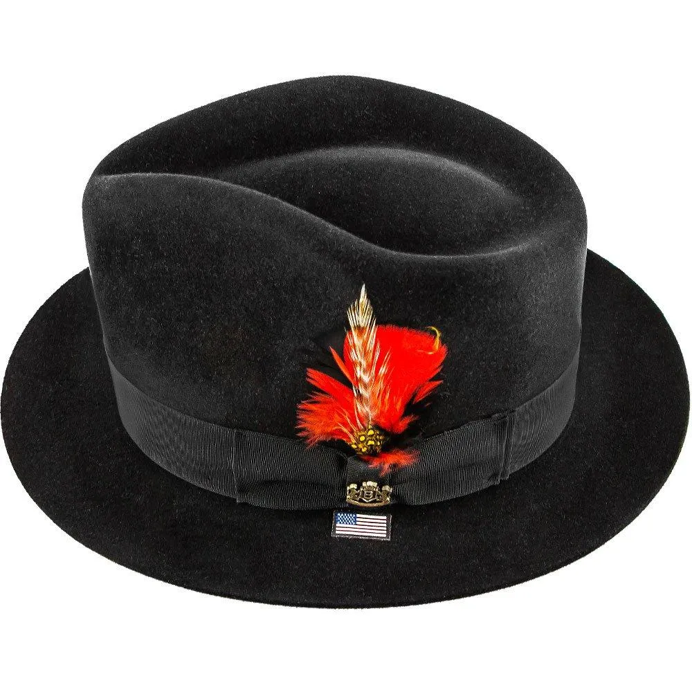 Naples - Biltmore Fur Felt C-Crown Fedora Hat - BF4240