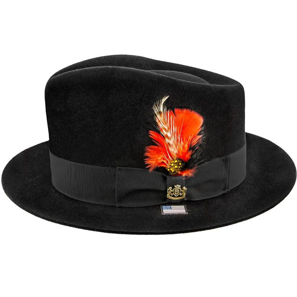 Naples - Biltmore Fur Felt C-Crown Fedora Hat - BF4240