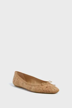 Natural Cork Beatrix Flats