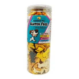 Naughty Pet Gluten Free Seaweeds, Cheese, Gelatine and Charcoal Dog Biscuit