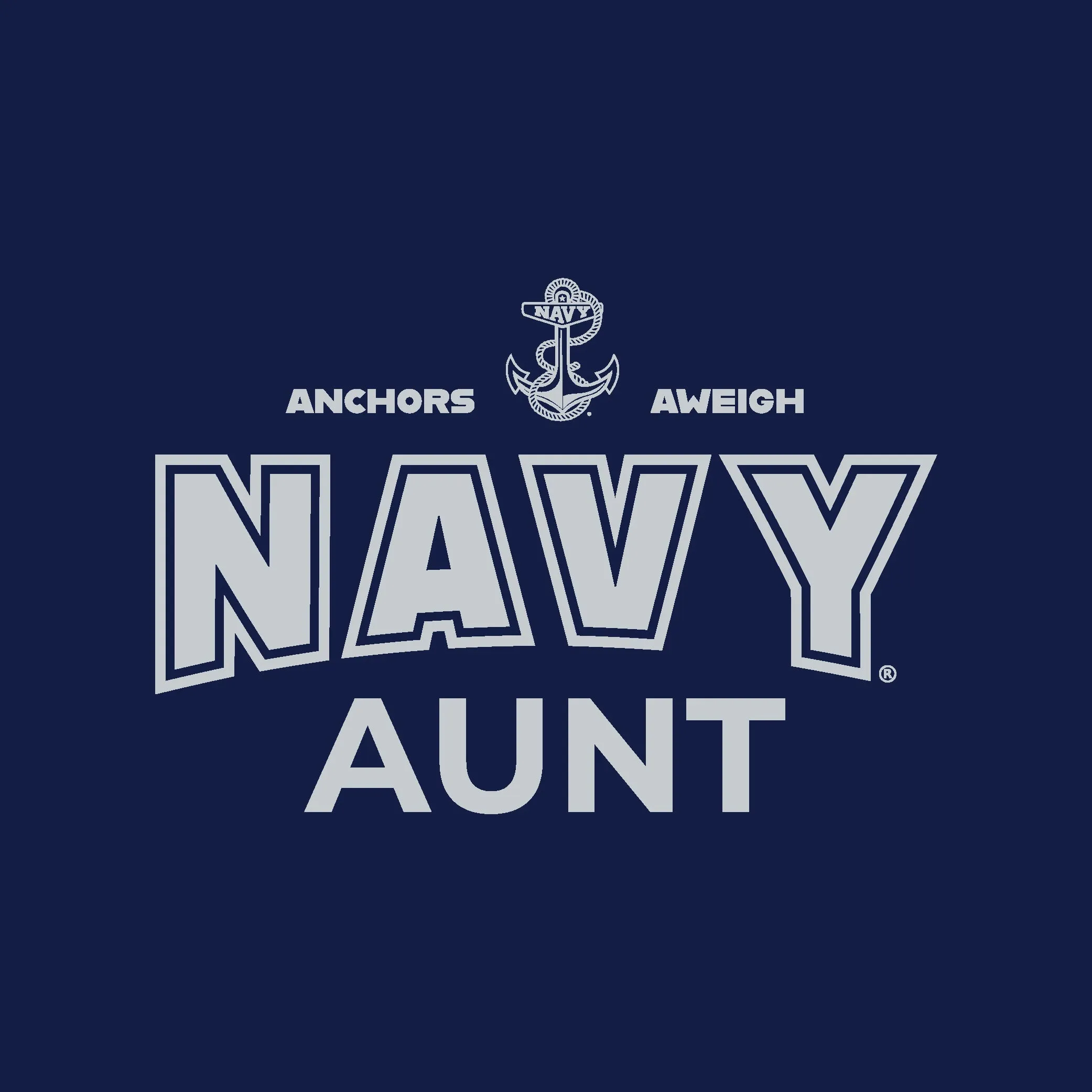 Navy Aunt T-Shirt (Navy)