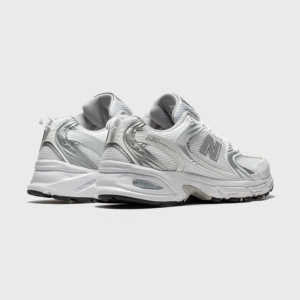 New Balance 530 White Silver Metallic