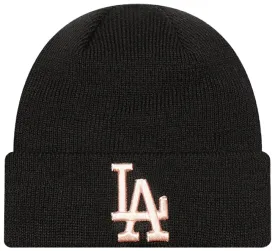 New Era Infant LA Dodgers League Essential Beanie Hat Black