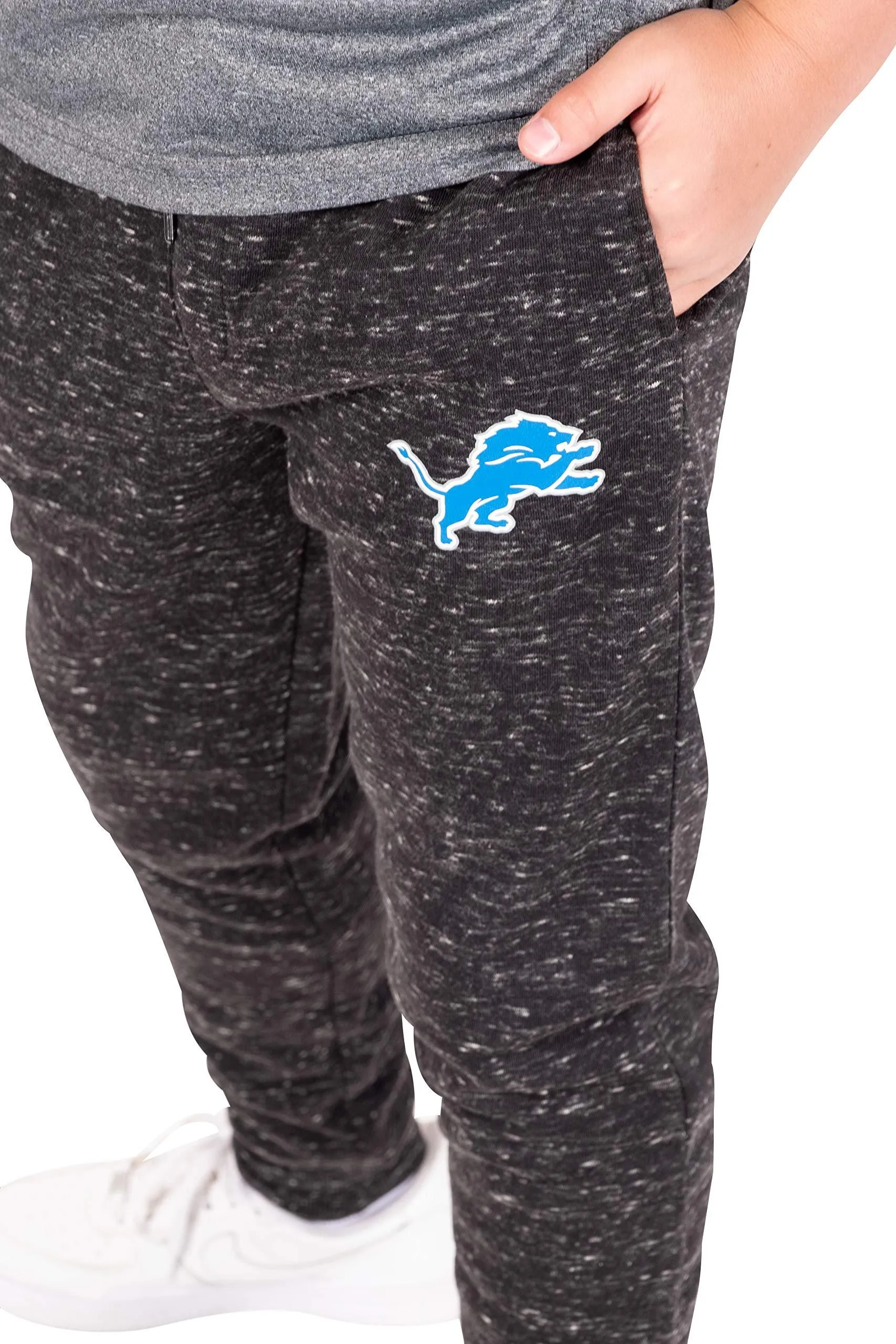 NFL Official Youth Super Soft Supreme Jogger Sweatpants|Detroit Lions