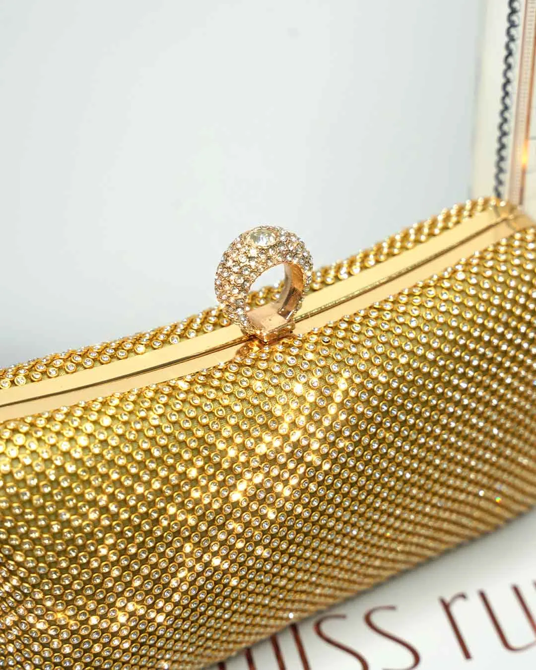 Night Glam Clutch - Gold