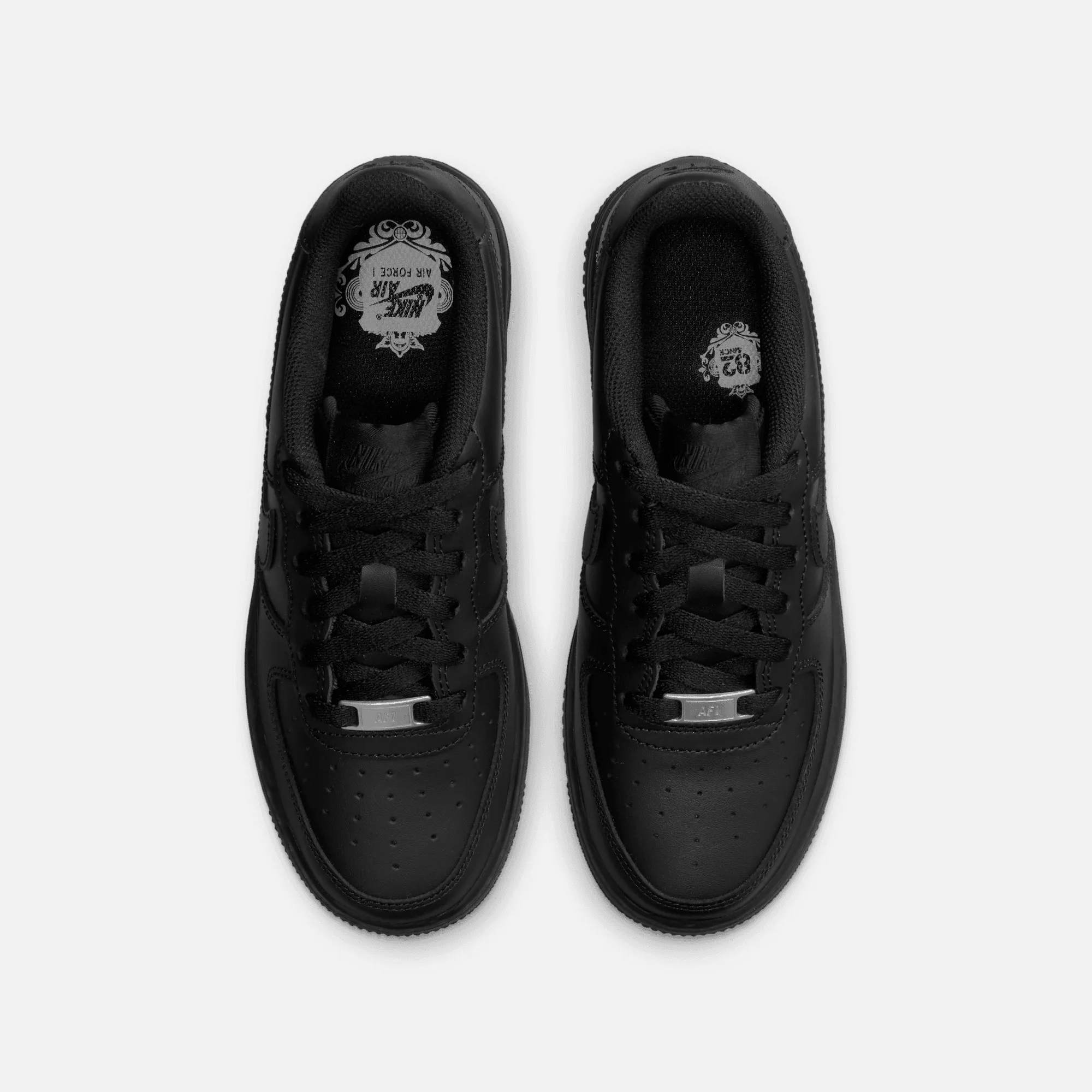 Nike Big Kids' Air Force 1 Low LE (GS) 'Triple Black'