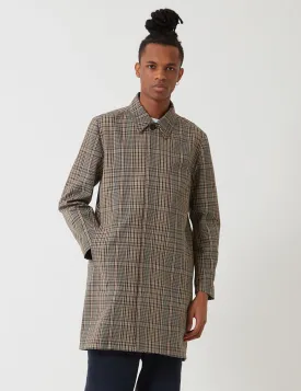 Norse Projects Thor Compact Twill Mac - Tan/Brown Check