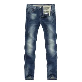 Nsqured Dark Blue Stretch Slim Jeans